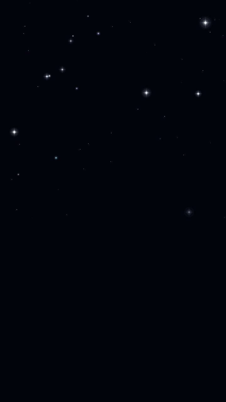 Clariflow ambient procedural animated starfield